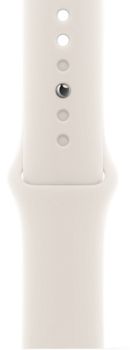 Apple Watch Series 11 42 mm, Rose Gold Aluminum Case with Sport Starlight (S/M)