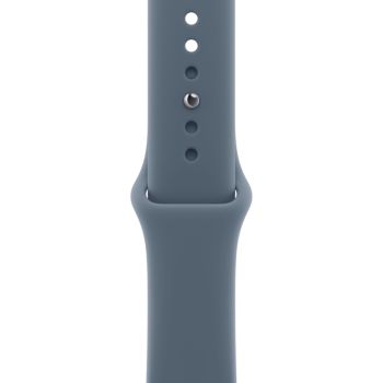 Apple Watch Series 11 46 mm, Silver Aluminum Case with Sport Band Anchor Blue (S/M)