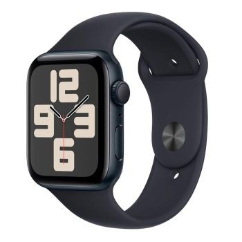 Apple Watch SE 3 40 mm, Midnight Aluminum Black Sport Band (S/M)