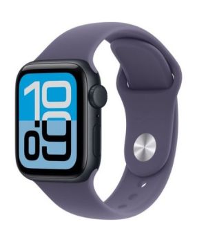 Apple Watch SE 3 40 mm, Midnight Aluminum Purple Fog Sport Band (M/L)