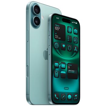 Apple iPhone 16 Plus, 128 ГБ, бирюзовый, eSIM