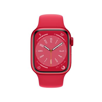 Apple Watch Series 8, 41 мм, корпус из алюминия цвета (PRODUCT)RED, спортивный ремешок цвета (PRODUCT)RED