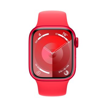 Apple Watch Series 9, 41 мм, корпус из алюминия цвета (PRODUCT)RED, спортивный ремешок цвета (PRODUCT)RED, размер M/L