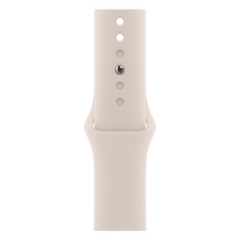 Apple Watch Series 9, 41 мм, корпус из алюминия цвета «сияющая звезда», спортивный ремешок цвета «сияющая звезда», размер M/L