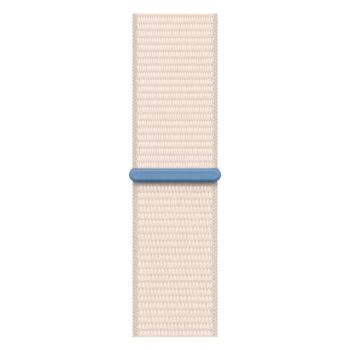 Apple Watch Series 9, 41 мм, корпус из алюминия цвета «сияющая звезда», нейлоновый ремешок цвета «сияющая звезда»