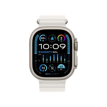 Apple Watch Ultra 2 GPS + Cellular, 49 мм, корпус из титана, ремешок Ocean белого цвета