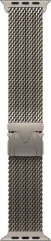 Apple Watch Ultra 3, Natural Titanium Case with Natural Titanium Milanese Loop (L)