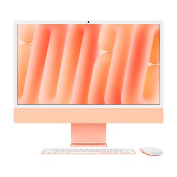 Apple iMac (M4, 10C CPU/10C GPU, 2024), 16 ГБ, 2 TB SSD, Orange (Оранжевый)