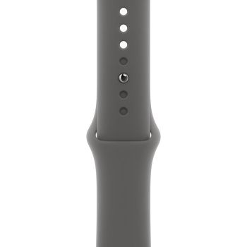 Apple Watch Series 11 42mm, Space Gray Aluminum Case with Sport Band Stone Gray (S/M)