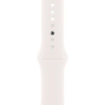 Apple Watch Series 11, 42 mm, Space Gray Aluminum Light Blush Sport Band (S/M)