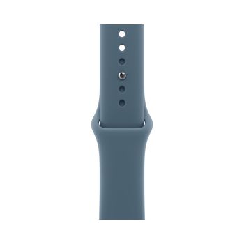 Apple Watch Series 11, 42 mm, Gold Titanium GPS+Cellular, Anchor blue Sport Band (S/M)