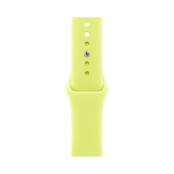 Apple Watch Series 11, 42 mm, Slate Titanium GPS+Cellular, Neon Yellow Sport Band (S/M)