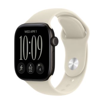 Apple Watch Series 12, 42 mm, Black Aluminum Sand Sport Band M/L