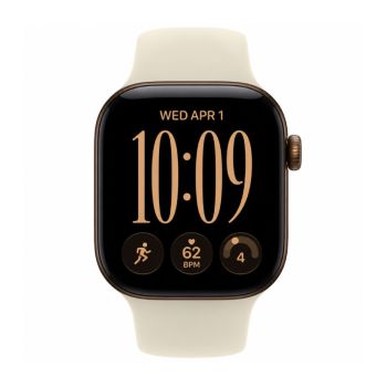 Apple Watch Series 12, 42 mm, Dark Bronze Aluminum Sand Sport Band S/M
