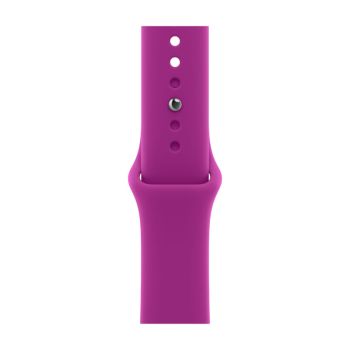 Apple Watch Series 12, 42 mm, Black Aluminum Magenta Sport Band S/M