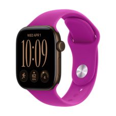Apple Watch Series 12, 42 mm, Dark Bronze Aluminum GPS+Cellular Magenta Sport Band M/L