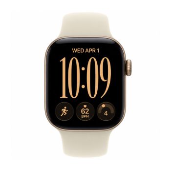 Apple Watch Series 12, 42 mm, Light Gold Aluminum Sand Sport Band S/M