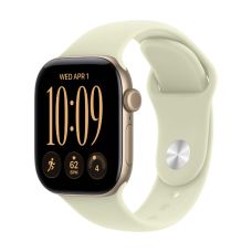 Apple Watch Series 12, 42 mm, Light Gold Aluminum GPS+Cellular Pale Succulent Sport Band M/L