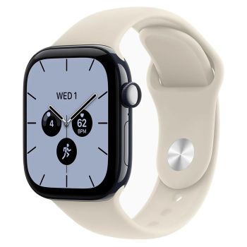 Apple Watch Series 12, 46 mm, Night Blue Ceramic GPS+Cellular Sand Sport Band M/L