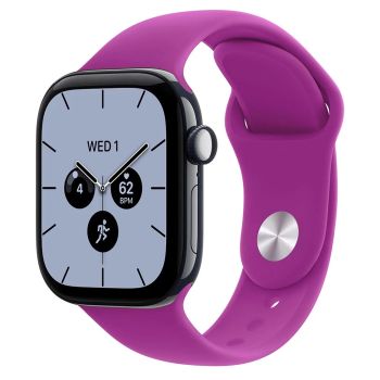 Apple Watch Series 12, 42 mm, Night Blue Ceramic GPS+Cellular Magenta Sport Band S/M