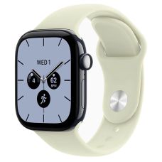 Apple Watch Series 12, 46 mm, Night Blue Ceramic GPS+Cellular Pale Succulent Sport Band M/L