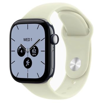 Apple Watch Series 12, 42 mm, Night Blue Ceramic GPS+Cellular Pale Succulent Sport Band M/L
