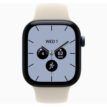 Apple Watch Series 12, 46 mm, Night Blue Ceramic GPS+Cellular Sand Sport Band M/L
