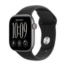 Apple Watch Series 12, 46 mm, Space Gray Aluminum Black Sport Band M/L