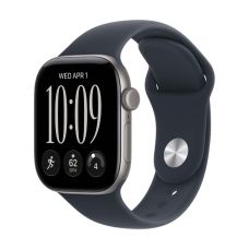 Apple Watch Series 12, 46 mm, Space Gray Aluminum GPS+Cellular Navy Blue Sport Band M/L