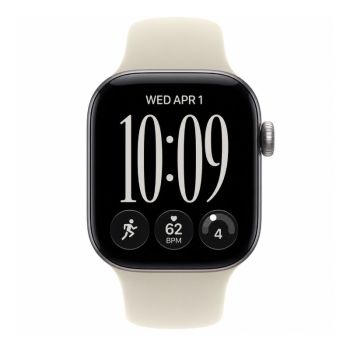 Apple Watch Series 12, 42 mm, Space Gray Aluminum Sand Sport Band M/L