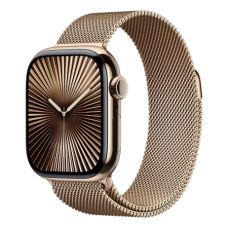 Умные часы Apple Watch Series 10 42 мм, Titanium Case GPS+Cellular, Milanese Loop, Gold (золото)