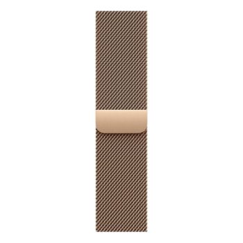 Умные часы Apple Watch Series 10 46 мм, S/M (140–190 мм), Titanium Case GPS+Cellular, Milanese Loop, Gold (золото)