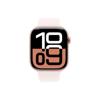 Умные часы Apple Watch Series 10 46 мм, S/M 130-200 мм, Aluminium Case GPS, Rose Gold