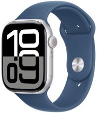 Умные часы Apple Watch Series 10 42 мм, M/L 140-245 мм, Aluminium Case GPS+Cellular, Sport Band, Silver