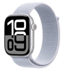 Умные часы Apple Watch Series 10 42 мм, Aluminium Case GPS+Cellular, Sport Loop, Silver
