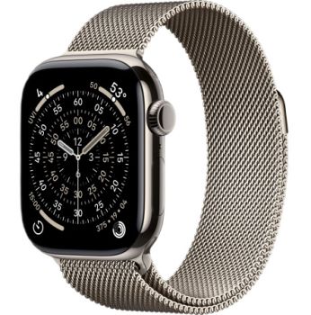 Умные часы Apple Watch Series 10 42 мм, Titanium Case GPS+Cellular, Milanese Loop, Natural (натуральный)