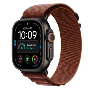 Apple Watch Ultra 4, 49 мм, Black Titanium Burgundy Alpine Loop M/L