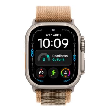Apple Watch Ultra 4, 49 мм, Natural Titanium Desert Alpine Loop M/L