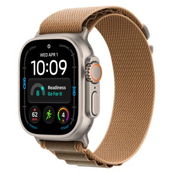 Apple Watch Ultra 4, 49 мм, Natural Titanium Desert Alpine Loop M/L