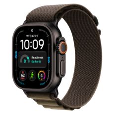Apple Watch Ultra 4, 49 мм, Black Titanium Dark Olive Alpine Loop M/L
