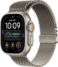 Apple Watch Ultra 4, 49 мм, Natural Titanium Natural Milanese Loop L