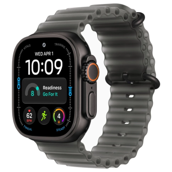 Apple Watch Ultra 4, 49 мм, Black Titanium Translucent Black Ocean Band M/L