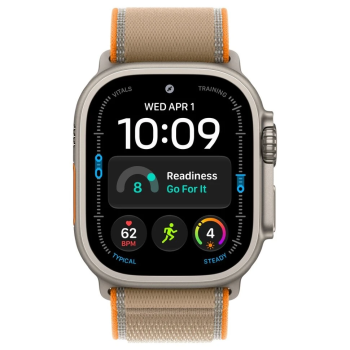 Apple Watch Ultra 4, 49 мм, Natural Titanium Sand Trail Loop M/L