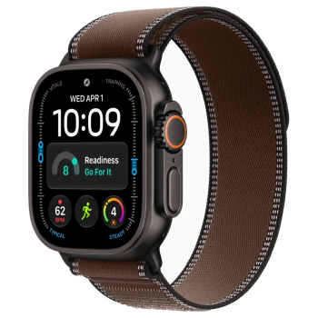 Apple Watch Ultra 4, 49 мм, Black Titanium Dark Umber Trail Loop M/L