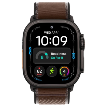 Apple Watch Ultra 4, 49 мм, Black Titanium Dark Umber Trail Loop M/L